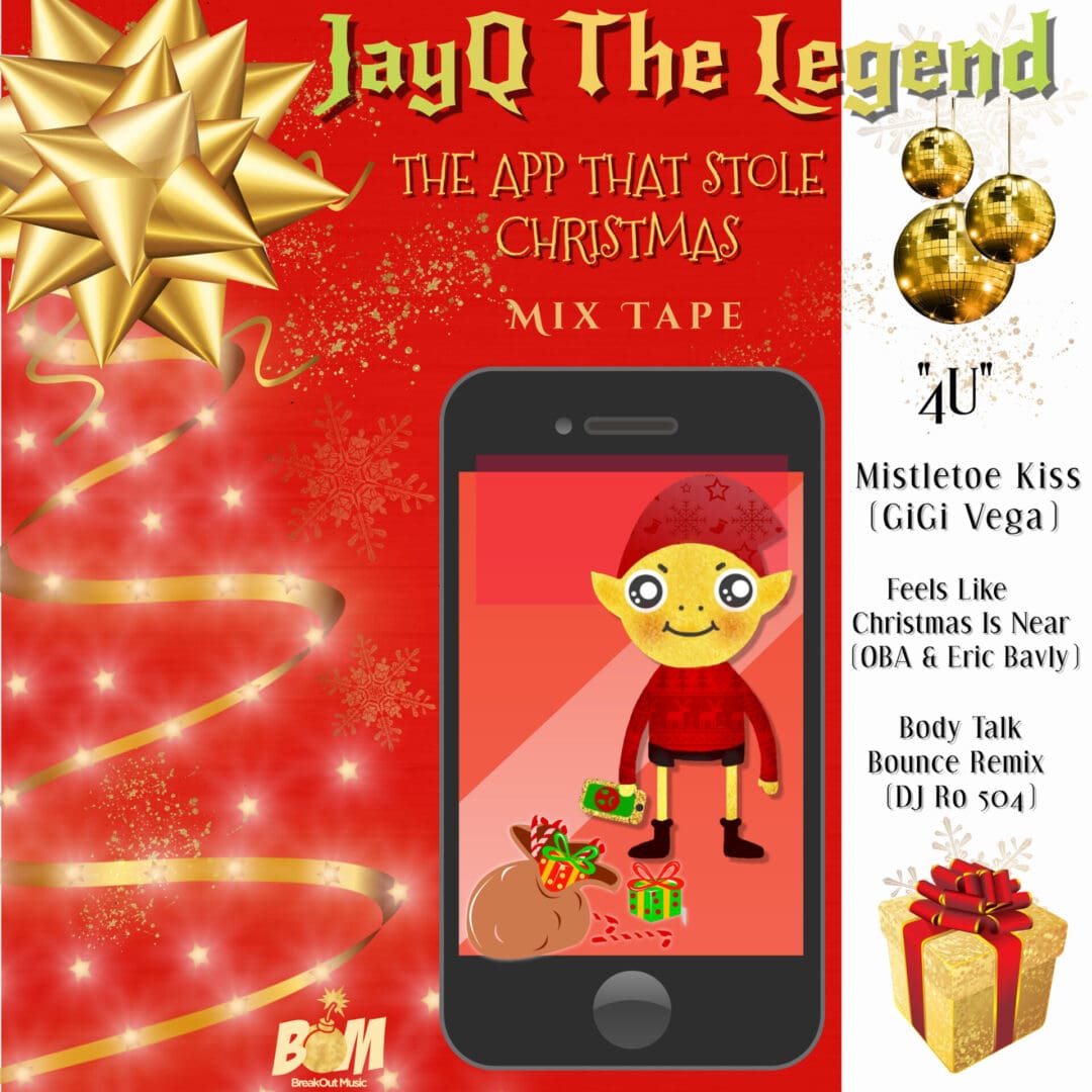 A poster of the app that sells christmas